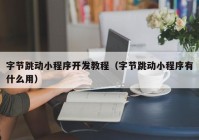 字節(jié)跳動(dòng)小程序開(kāi)發(fā)教程（字節(jié)跳動(dòng)小程序有什么用）