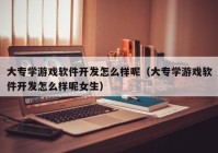 大專學游戲軟件開發(fā)怎么樣呢（大專學游戲軟件開發(fā)怎么樣呢女生）