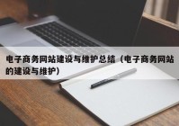 電子商務網(wǎng)站建設與維護總結（電子商務網(wǎng)站的建設與維護）